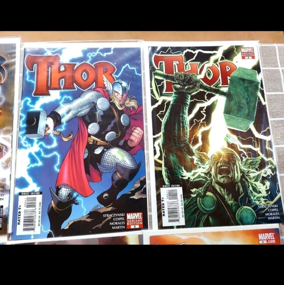 Marvel Avengers Thor Comic Book lot Direct Edition - Picture 3 of 6